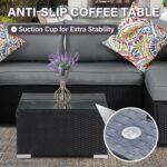 7-Piece Outdoor Patio Furniture Set, Outdoor Couch - Handwoven All-Weather Ratta... - Image 6