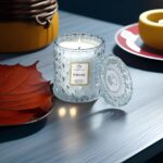 Chloefu LAN Smokey Fireside Scented Candle Gifts for Men Cashmeran Leather Candl... - Image 6