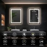 32”x24“ LED Bathroom Mirror with Light, Anti-Fog Wall Mount Vanity Mirror Dimmab... - Image 3