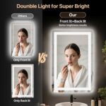 32”x24“ LED Bathroom Mirror with Light, Anti-Fog Wall Mount Vanity Mirror Dimmab... - Image 5