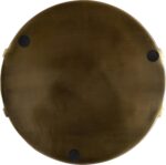 Kate and Laurel Myo Transitional Metal Round Tray; 15 x 15; Brass; Modern Glam C... - Image 8