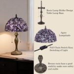 Tiffany lamp Agate Amber Stained Glass Table Lamp 12In Antique Vintage Tiffany S... - Image 3