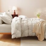 CozyLux King Size Comforter Set Beige, 7 Pieces Bed in A Bag Beige Comforter Kin... - Image 9