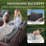 UDPATIO Patio Furniture Set, 5 Pieces Outdoor Conversation Sets with Rocking Swi... - Image 8