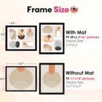 FIXSMITH 11x14 Picture Frames Collage Wall Decor, Display 5 Pcs 4x6 Photos with ... - Image 3
