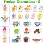 54 Pcs Fairy Garden Accessories - Miniature Garden Accessories Set with Resin An... - Image 4
