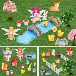 54 Pcs Fairy Garden Accessories - Miniature Garden Accessories Set with Resin An... - Image 5