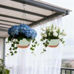 Set of 2-8 Inch Self Watering Hanging Planters for Indoor Outdoor，Hanging Plant ... - Image 7