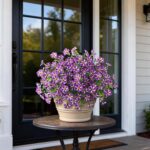 VIERENA 2 Set of Artificial Morning Glory & Eucalyptus Topiary Trees - Faux Silk... - Image 4