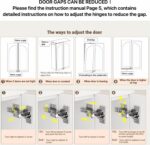 Cyclysio 80" Kitchen Pantry, Extra Tall Arch Storage Cabinet with 4 Doors and Ad... - Image 4