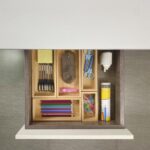 bamboo drawer organizer Set,expandable drawer dividers,wooden storage organizers... - Image 5