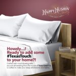 TEXAS LINEN CO. 100% Egyptian Cotton Sheets Queen Size Bed Set - Luxury 800 Seri... - Image 8