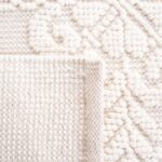 SAFAVIEH Vermont Collection Area Rug - 9' x 12', Ivory, Handmade Wool, Ideal for... - Image 5