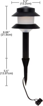 Paradise Plastic Path Stake Light (Black, 4 Pack) - Image 5