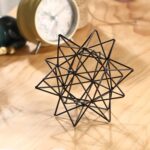 Metal Table Top Decor, 3D Metal Geometric Sculpture, Abstract Sculpture for Home... - Image 3