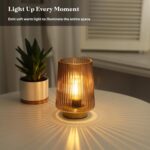 Battery Operated Lamp with Timer, Set of 2 Small Cozy Table Lamp Decorative Ambi... - Image 6