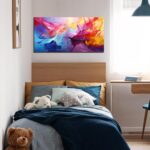 GUGIKA Abstract Wall Art for Living Room, Colorful Canvas Wall-Art for Bedroom, ... - Image 3