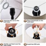 Luvkczc Upgraded Touch Table Lamps Set of 2, 22" Tall Bedside Lamps with USB C+A... - Image 7