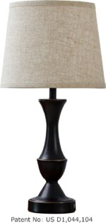 Luvkczc Upgraded Touch Table Lamps Set of 2, 22" Tall Bedside Lamps with USB C+A... - Image 8