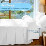 SONORO KATE 100% Egyptian Cotton Sheets Set - 1000 High Thread Count, Luxury 5-S... - Image 6