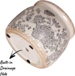 Modern Farmhouse Ceramic Planter for Home Decor, 6.29 Inch Vintage Plant Pot Ind... - Image 5