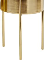 Deco 79 Metal Indoor Outdoor Planter Large Planter Pot with Removable Stand, Set... - Image 5