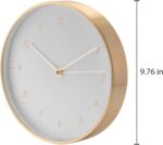 LUUK LIFESTYLE Quartz wall Clock with Silent Movement and no Ticking, Scandinavi... - Image 4