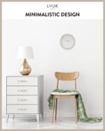 LUUK LIFESTYLE Quartz wall Clock with Silent Movement and no Ticking, Scandinavi... - Image 5