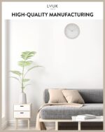LUUK LIFESTYLE Quartz wall Clock with Silent Movement and no Ticking, Scandinavi... - Image 6