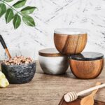 MarcZero Large Salt Box Spice Seasonings Keeper Pepper Container,Marble Base wit... - Image 8