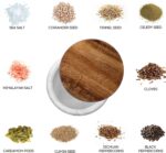 MarcZero Large Salt Box Spice Seasonings Keeper Pepper Container,Marble Base wit... - Image 9
