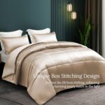 Whale Flotilla 3-Piece Reversible Silky Soft Queen Comforter Bedding Set, Luxuri... - Image 3