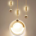 Framed Modern Luxury Gold Wall Art for Living Room, Set of 3 Piece Contemporary ... - Image 7