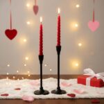 Rely+ Black Metal Candlestick Holders Set of 2 – Premium Taper Candle Holders fo... - Image 5