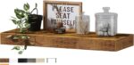 QEEIG Floating Shelf for Wall Bathroom Shelves Bedroom Kitchen Living Room Farmh... - Image 7