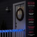 UltraPro LED Rope Lights, 25ft Premium Smoke Black Rope, Color Changing Light, R... - Image 3