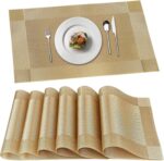 Placemats, Placemats Set of 6, Table Place Mats for Kitchen Dining, Heat-Resista... - Image 8