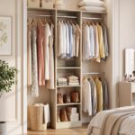 Cyclysio 4FT Small Closet System, 80"H Closet Organizer System with 4 Closets Ro... - Image 3
