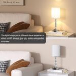 Touch Bedside Crystal Lamps for Bedrooms Nightstand with USB C+A Charging Port a... - Image 8
