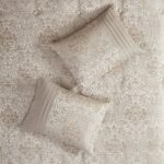 Madison Park Emilia Bed in a Bag Comforter Set with Sheets, Gold Metallic Jacqua... - Image 7