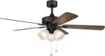 DESIGNERS FOUNTAIN Stellant II Ceiling Fan with Lights, 52 inch LED 3000K Indoor... - Image 5