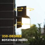 LUTEC Cuba 3000K 1100LM LED Integrated Porch Wall Light Outdoor and Indoor Bedro... - Image 3