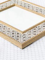 Afuly 5x7 Picture Frame Boho Picture Frames 3D Cross Pattern Distressed Moroccan... - Image 6