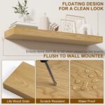 Fun Memories Floating Shelves for Wall, 20Inch Floating Shelves Set of 2, Hangin... - Image 6