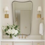 ANDY STAR 24x40 Inch Mirror, Brushed Gold Bathroom Mirror for Over Sink, Large D... - Image 4