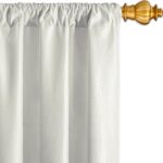 FRAMICS Velvet Curtains 84 inch Long, White Foil Print Curtains for Living Room,... - Image 7