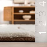 Rugs USA Nazco Cream, 2'6" x 8', Handmade, Abstract, New Zealand Wool, Soft and ... - Image 5