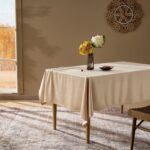 Velvet Rectangle Tablecloth 52x72 Inch French Country Luxury Table Cloth Vintage... - Image 4