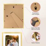 FIXSMITH 8x10 Picture Frame Bulk-6 Pack, Gold Picture Frames Collage Wall Decor,... - Image 6
