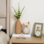 Modern Ceramic Vase Set of 5, Vases Home Decor Rustic Farmhouse Decorative Vase ... - Image 8